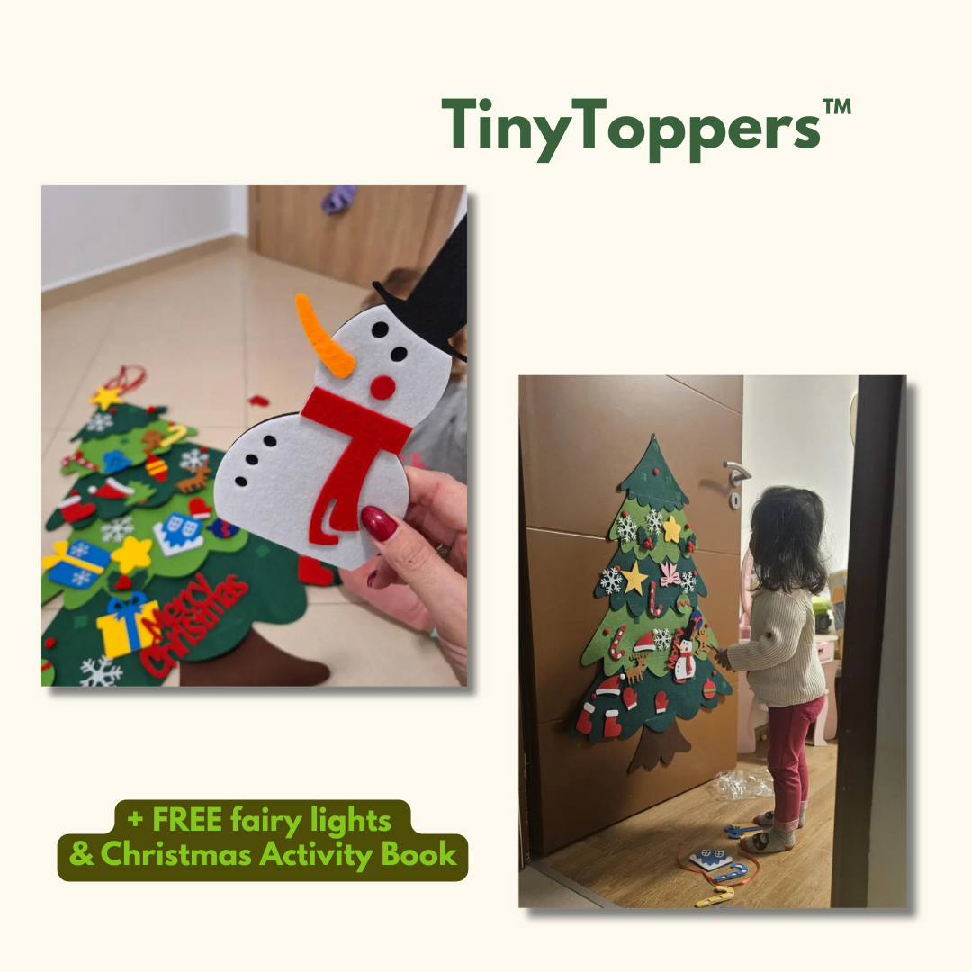 TinyToppers™ Tree - Montessori Felt Christmas Tree