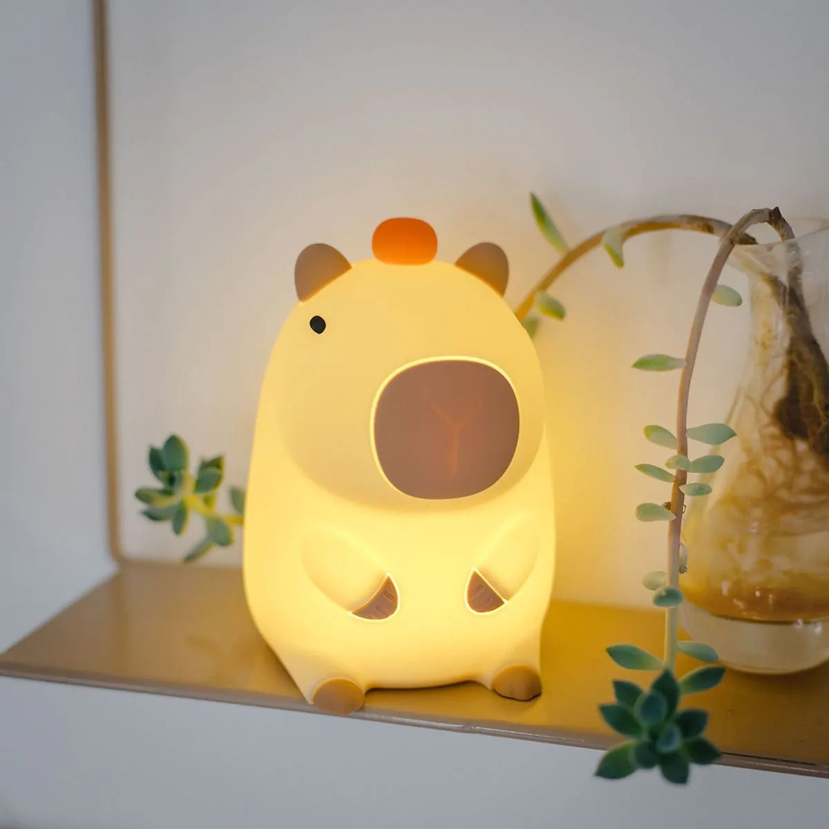 Capybara Squishy Night Light