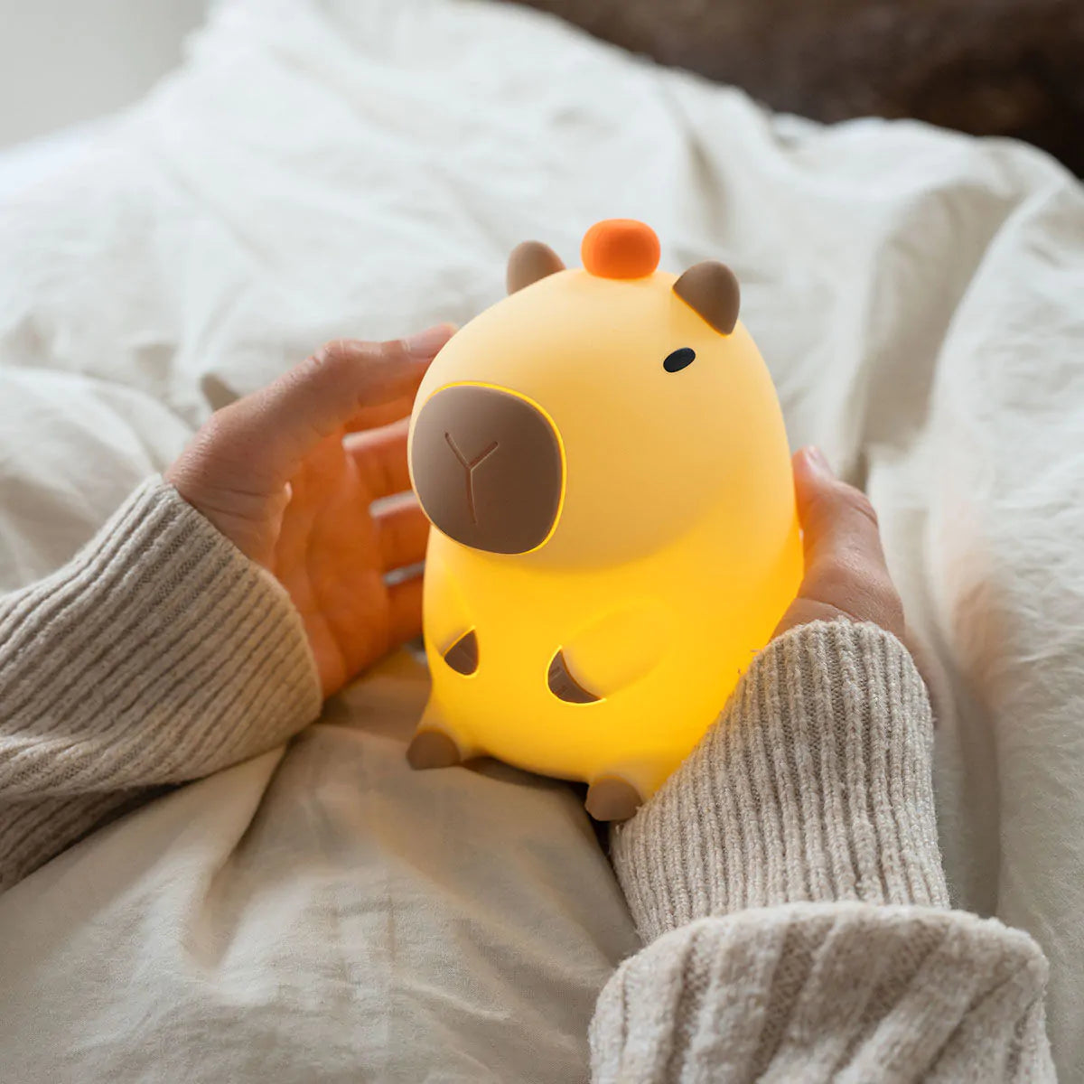 Capybara Squishy Night Light